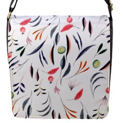 Watercolor-fruit Flap Closure Messenger Bag (s) by nateshop