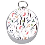 Watercolor-fruit Silver Compasses Front