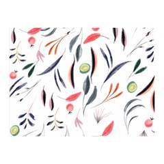 Watercolor-fruit Double Sided Flano Blanket (mini)  by nateshop