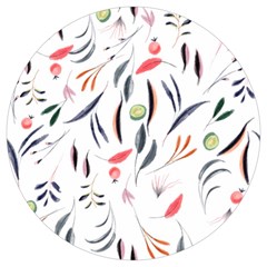 Watercolor-fruit Round Trivet