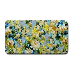 Background-flower White Medium Bar Mats by nateshop