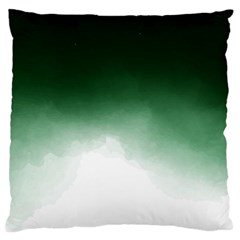 Watercolor-green White Large Cushion Case (one Side) by nateshop