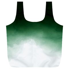 Watercolor-green White Full Print Recycle Bag (xxl) by nateshop