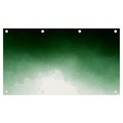 Watercolor-green White Banner And Sign 7  X 4 