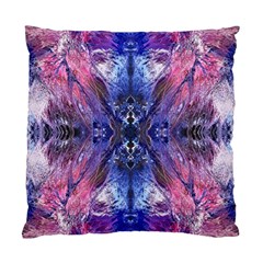 Magenta On Cobalt Standard Cushion Case (one Side) by kaleidomarblingart