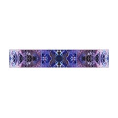 Magenta On Cobalt Flano Scarf (mini) by kaleidomarblingart