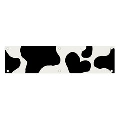 Cow Pattern Banner And Sign 4  X 1 