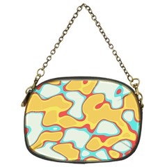 Retro art urban grunge pattern Chain Purse (One Side)