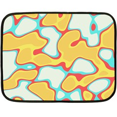 Retro art urban grunge pattern Fleece Blanket (Mini)