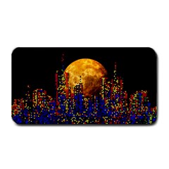 Skyline Frankfurt Abstract Moon Medium Bar Mats