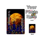 Skyline frankfurt abstract moon Playing Cards 54 Designs (Mini) Front - Joker1