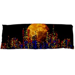 Skyline Frankfurt Abstract Moon Body Pillow Case (dakimakura)