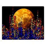 Skyline frankfurt abstract moon Double Sided Flano Blanket (Large)  80 x60  Blanket Front