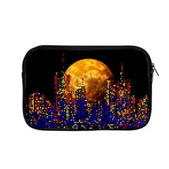 Skyline Frankfurt Abstract Moon Apple Macbook Pro 13  Zipper Case by Jancukart