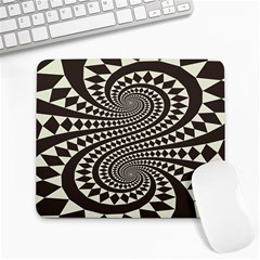 Retro-form-shape-abstract Large Mousepads