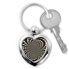 Retro-form-shape-abstract Key Chain (heart)