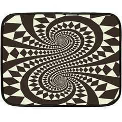 Retro-form-shape-abstract Fleece Blanket (mini)