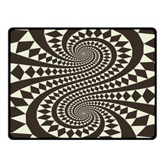 Retro-form-shape-abstract Fleece Blanket (small)