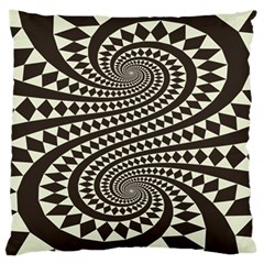 Retro-form-shape-abstract Large Cushion Case (two Sides)