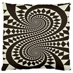 Retro-form-shape-abstract Standard Flano Cushion Case (One Side) Front