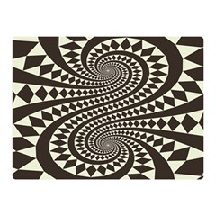 Retro-form-shape-abstract Double Sided Flano Blanket (mini) 