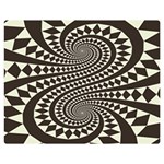 Retro-form-shape-abstract Double Sided Flano Blanket (Medium)  60 x50  Blanket Front