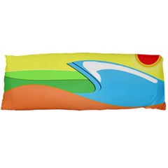 Waves-beach-sun-sea-water-sky Body Pillow Case Dakimakura (two Sides)