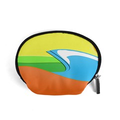 Waves-beach-sun-sea-water-sky Accessory Pouch (small)