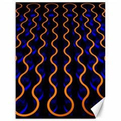 Pattern Abstract Wwallpaper Waves Canvas 12  X 16 