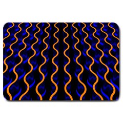 Pattern Abstract Wwallpaper Waves Large Doormat  by Jancukart