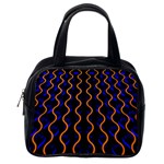 Pattern abstract wwallpaper waves Classic Handbag (Two Sides) Back