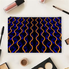 Pattern Abstract Wwallpaper Waves Cosmetic Bag (large) by Jancukart