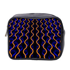 Pattern Abstract Wwallpaper Waves Mini Toiletries Bag (two Sides)