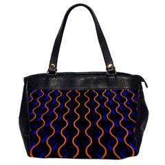 Pattern Abstract Wwallpaper Waves Oversize Office Handbag