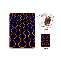 Pattern Abstract Wwallpaper Waves Playing Cards Single Design (mini)