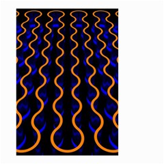 Pattern Abstract Wwallpaper Waves Small Garden Flag (two Sides)