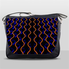 Pattern Abstract Wwallpaper Waves Messenger Bag by Jancukart