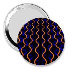 Pattern Abstract Wwallpaper Waves 3  Handbag Mirrors