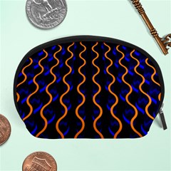 Pattern Abstract Wwallpaper Waves Accessory Pouch (large) by Jancukart