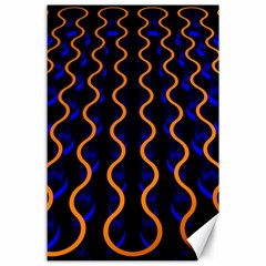 Pattern Abstract Wallpaper Waves Canvas 24  X 36 