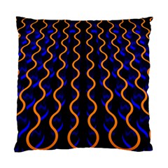 Pattern Abstract Wallpaper Waves Standard Cushion Case (two Sides)