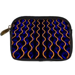 Pattern Abstract Wallpaper Waves Digital Camera Leather Case