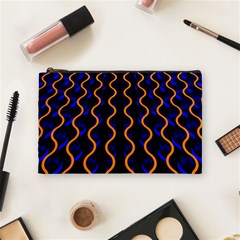 Pattern Abstract Wallpaper Waves Cosmetic Bag (medium)