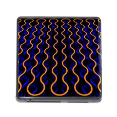 Pattern Abstract Wallpaper Waves Memory Card Reader (square 5 Slot)