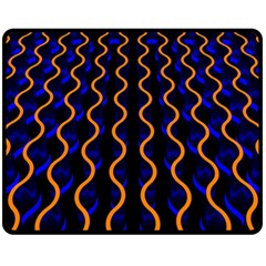 Pattern Abstract Wallpaper Waves Fleece Blanket (medium) 