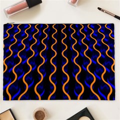 Pattern Abstract Wallpaper Waves Cosmetic Bag (xxl)