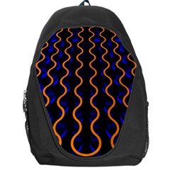 Pattern Abstract Wallpaper Waves Backpack Bag