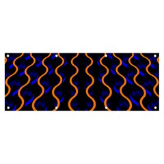 Pattern Abstract Wallpaper Waves Banner And Sign 8  X 3 