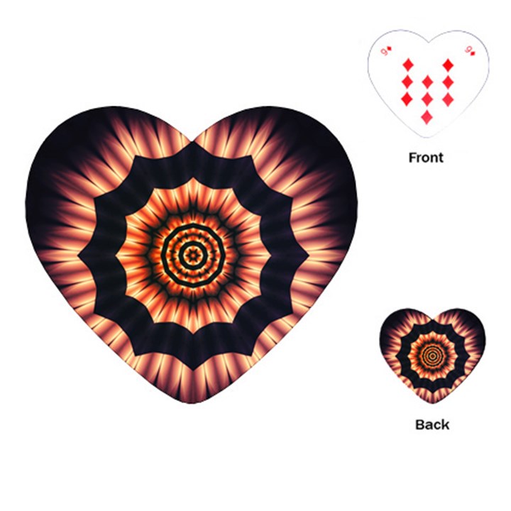 Digital Art Art Artwork Abstract Playing Cards Single Design (Heart)