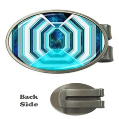 Space Ship Sci Fi Fantasy Science Money Clips (oval) 